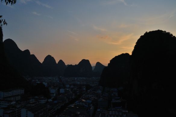 Tramonto su Yangshuo